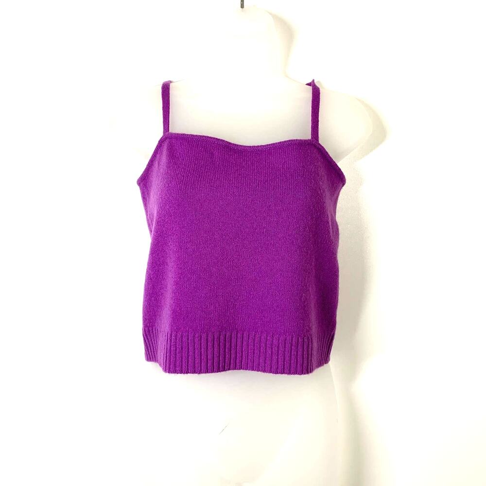 Ralph Lauren Wool Camisole Purple Y2K 90's Clueless Preppy